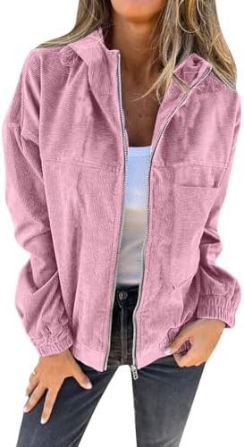 Oversized Shacket Jacket for Women Long Sleeve Hoodie Outwear