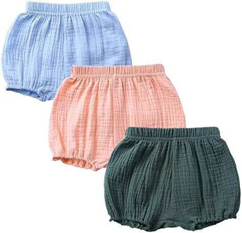 Adorable 3-Piece Cotton Linen Shorts for Baby
