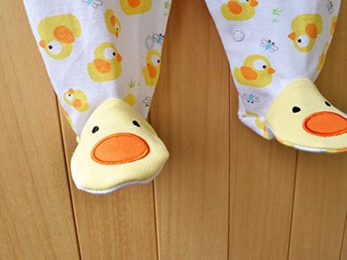 Perfect Baby romper Lightweight Soft Cotton Footed Jumpsuit for 0-12 Month