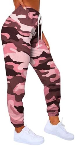 Womens Lightweight Y2K Cargo Sweatpants High Waisted Lounge Pants