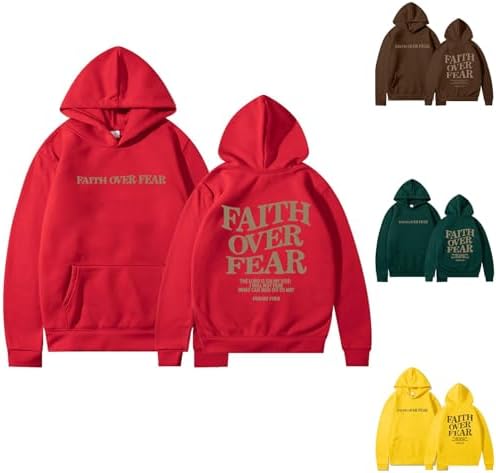 Faith Over Fear Bible Verse Christian Sweatshirt
