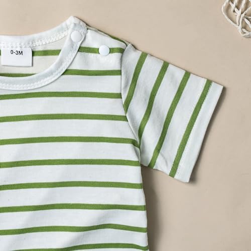 TOKIAGO Stripe Romper Set for Babies