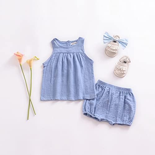 Adorable 3-Piece Cotton Linen Shorts for Baby