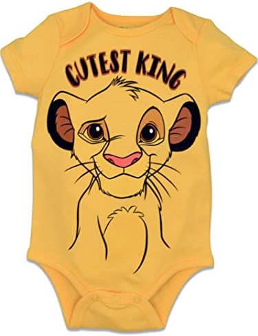 Disney Character Bodysuits 5-Pack for Infants 0-24 Months