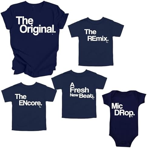 Pop The Original Remix and Encode Family Shirts