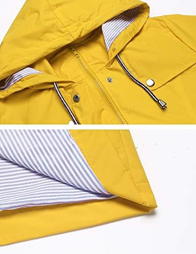 LOMON Womens Travel Jacket - Waterproof and Breathable