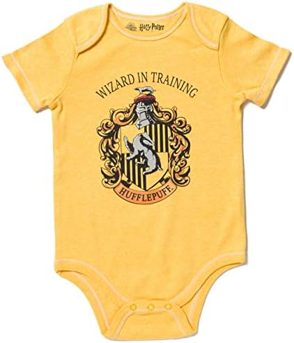 Harry Potter Baby 4-Pack Bodysuits - Easy 3-Snap Closure