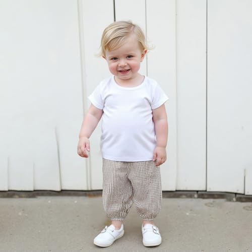 Plaid Toddler BoyGirl Summer Bloomers