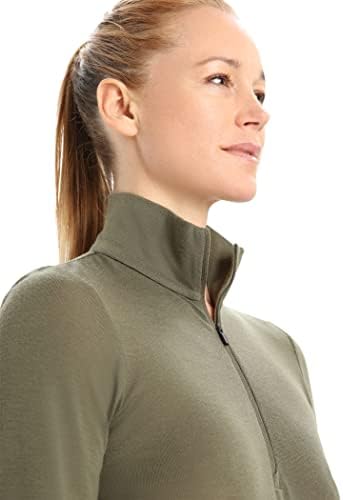 Icebreaker Merino Womens Long Sleeve Thermal Half Zip Top for Cold Weather
