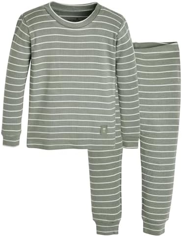 Blocked Stripe Pajamas Set unisex soft comfy