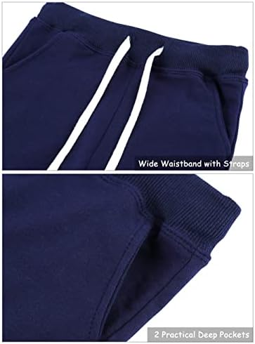 Resinta 4-Pak Toddler Boys Cotton Shorts Summer Essentials Elastic Waist Drawstring