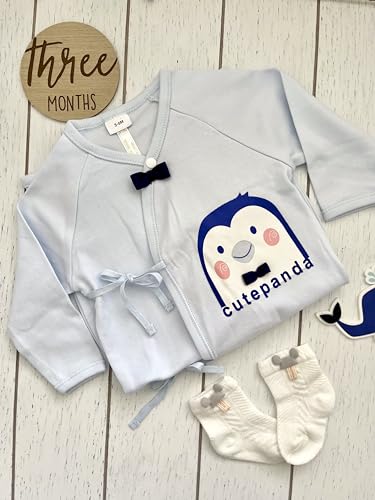 Adorable Baby Boy Pj Set Penguin 3-6