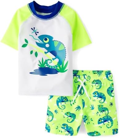 Perfect Boys Rashguard Swim Trunk Set for Summer