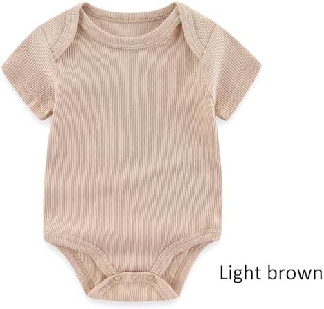 Ruliby Ribbed Romper Set 5-Piece 0-12 Months
