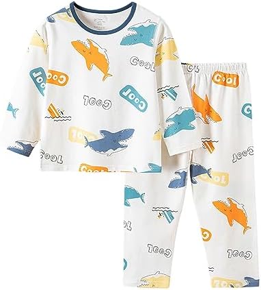 Toddlers Cartoon Pajama Set for Boys Girls