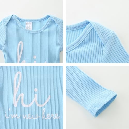Cute Baby Romper with Mittens Hat for Newborns