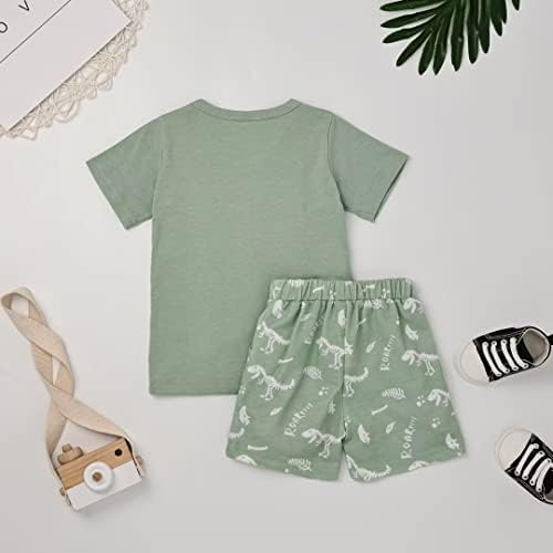 Toddler Boys Dinosaur T-Shirt Shorts Set