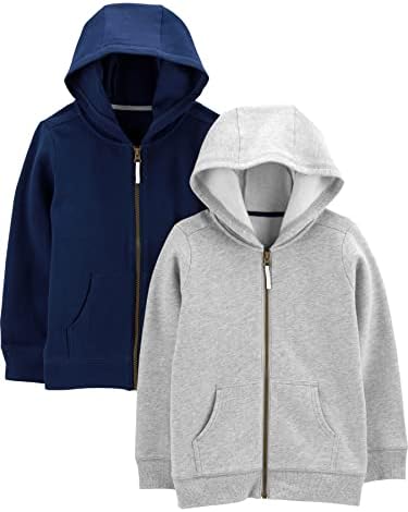 Simple Joys by Carters Boys Fleece Full-Zip Hoodie Set of 2