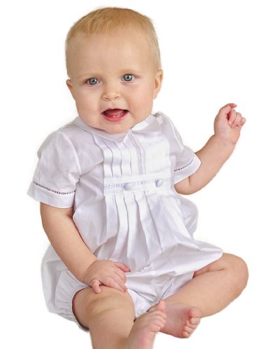 Perfect Baptism and Celebration for Boys White Christening Outfit 100