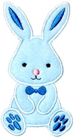 First Easter Bunny Bib for Baby BOYS - Personalized with Baby Name
