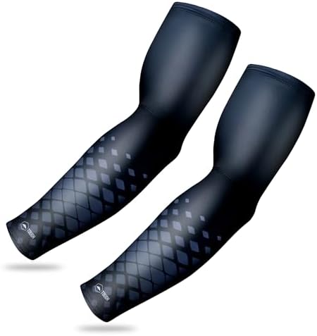 Compression Arm Sleeves for Men Women - Baseball Basketball Volleyball