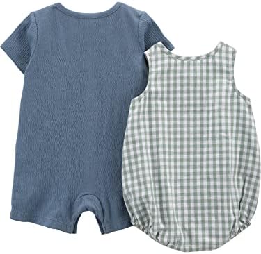 Simple Joys Button Rompers Baby Boys Real Comfy Mostly Style