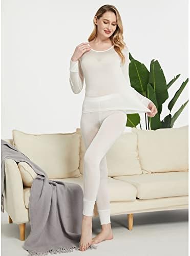 Viamulion Womens 100 Silk Thermal Underwear Pants