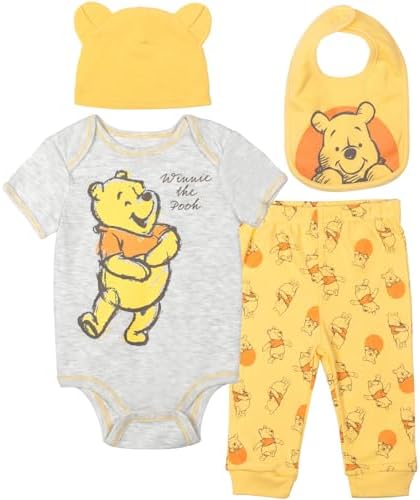 BABY POOH 4-Piece Toddler Set - Super Soft FlatteringmLogin