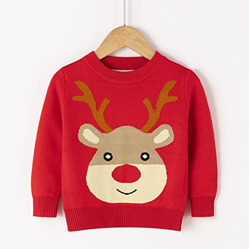 Festive Deersucker Sweater for Boys