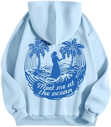 FRESH PICK Preppy Pink Pom Puff Hoodie Set for Teens Girls Tracksuits