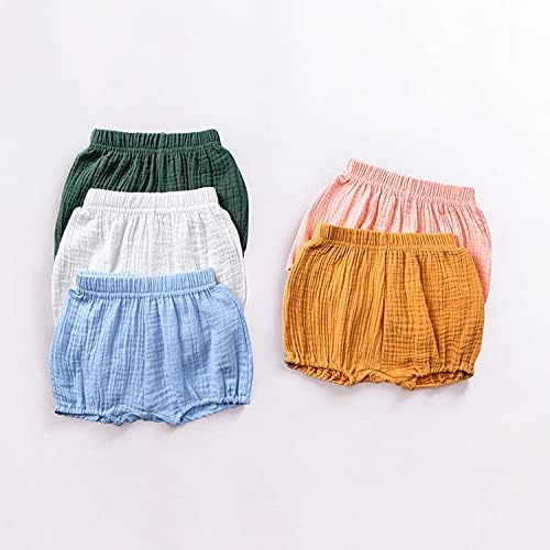 Adorable 3-Piece Cotton Linen Shorts for Baby