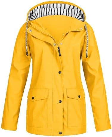 FASHIONABLE DRESSY WOMAN RAINCOATIP Citizens Fit WaterPROOF WINTER JACKET WINDPROOF with style