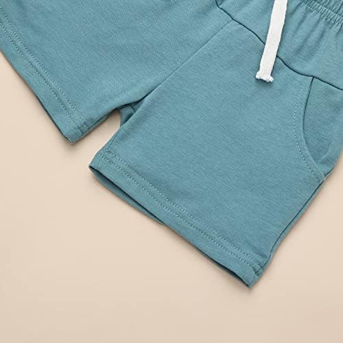 Perfect Summer Set Toddler Boys Outfit with Contrast Design