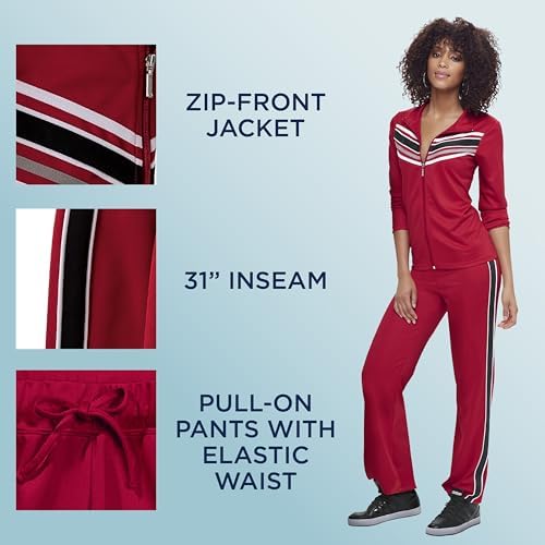 K Jordan Striped Track Set Women - Athletic and Stylish