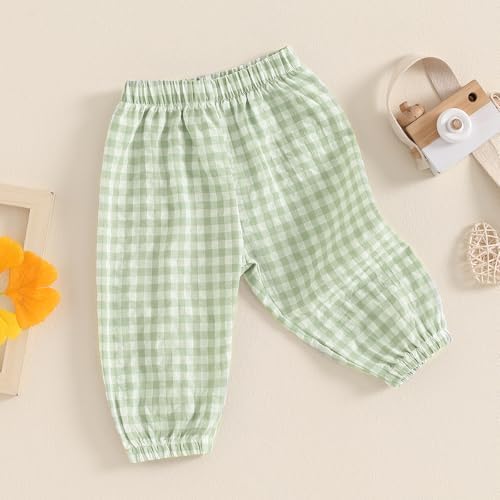 Plaid Pants for Toddler Boys Premium Style