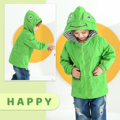 YOUNGER_TREE Boys Ducky raincoat Perfect for 2-5 year olds