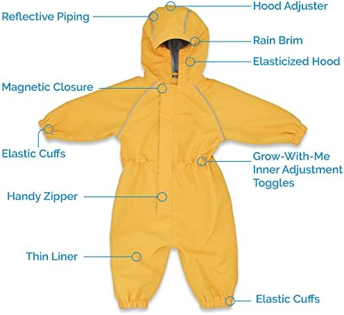 UVe protect Broadcloth rain suit toddlers boys waterproof windproof UV Protection