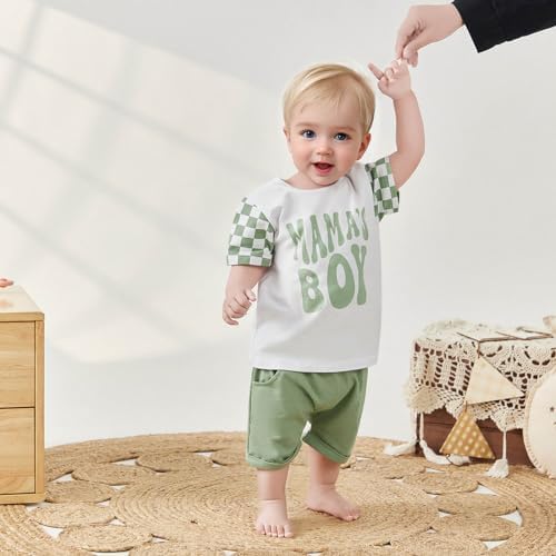 Chic Baby Boy Summer Outfit - Checkedcsv0
