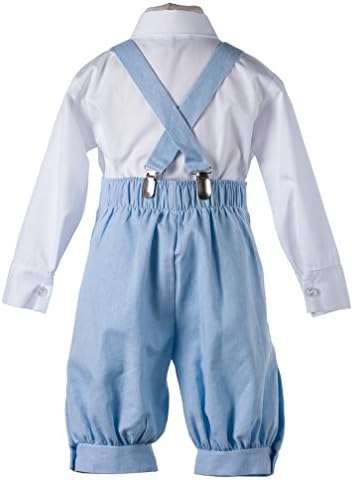 Tuxgear Boys Linen Knickerbocker Outfit with Pageboy Hat - Premium Quality USA Made