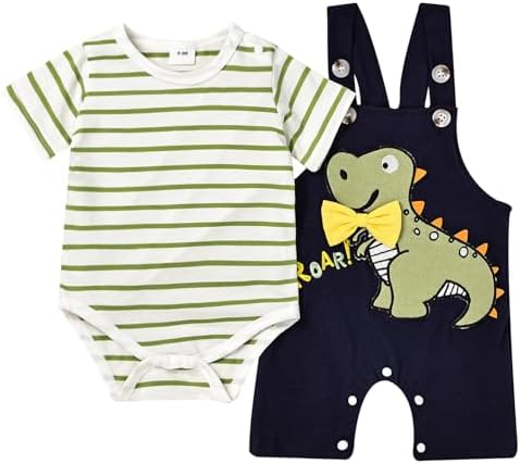 TOKIAGO Stripe Romper Set for Babies