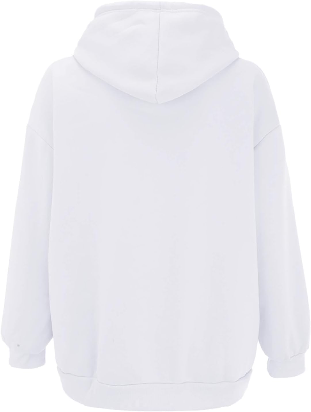 Womens Oversized Full Zip Y2K Hoodie - Loose Fit