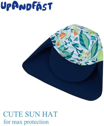UPANDFAST Toddler Swimsuit UPF 50 Protection Sun Hat