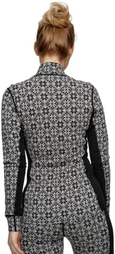Kari Traa Rose Half Zip Womens Base Layer Top Quilted Warmth and Confidence