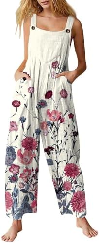 Floral Print Jumpsuit for Women