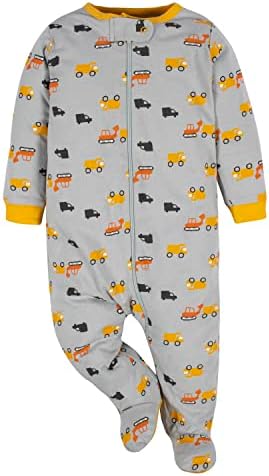 4-Pack Sleep N Play Footies for Babies - Soft Warm Comfortable