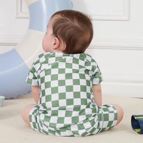 Dewadbow Toddler Boy Two Piece Swimsuit Set