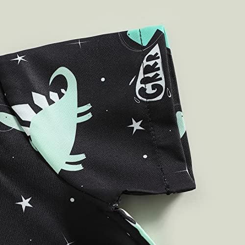 Dinosaur Print Toddler Boy Clothes Set