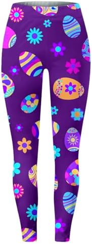 Happy Easter Day Tummy Control Yoga Leggings for Women