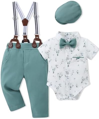 SOONDT Baby Boy Clothing Set - Gentleman Outfit for 3-24M