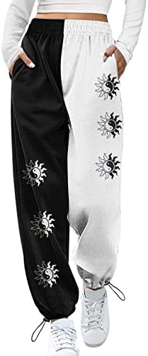 Slighty Wide Leg High-Cinched Linen Sweatpants For Teen Girls